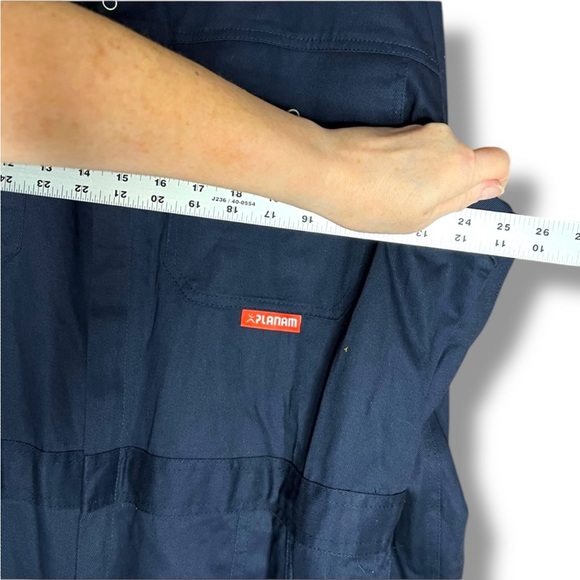 Men's Work Coveralls Protective Polycotton Overalls Mechanics Planam New W/O Tag - Picture 11 of 12